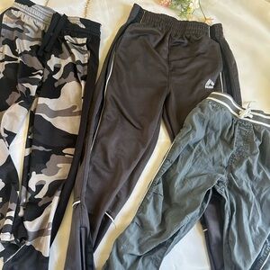 3 pcs bundle Kids Gray and Black Joggers by Reebok 5-6